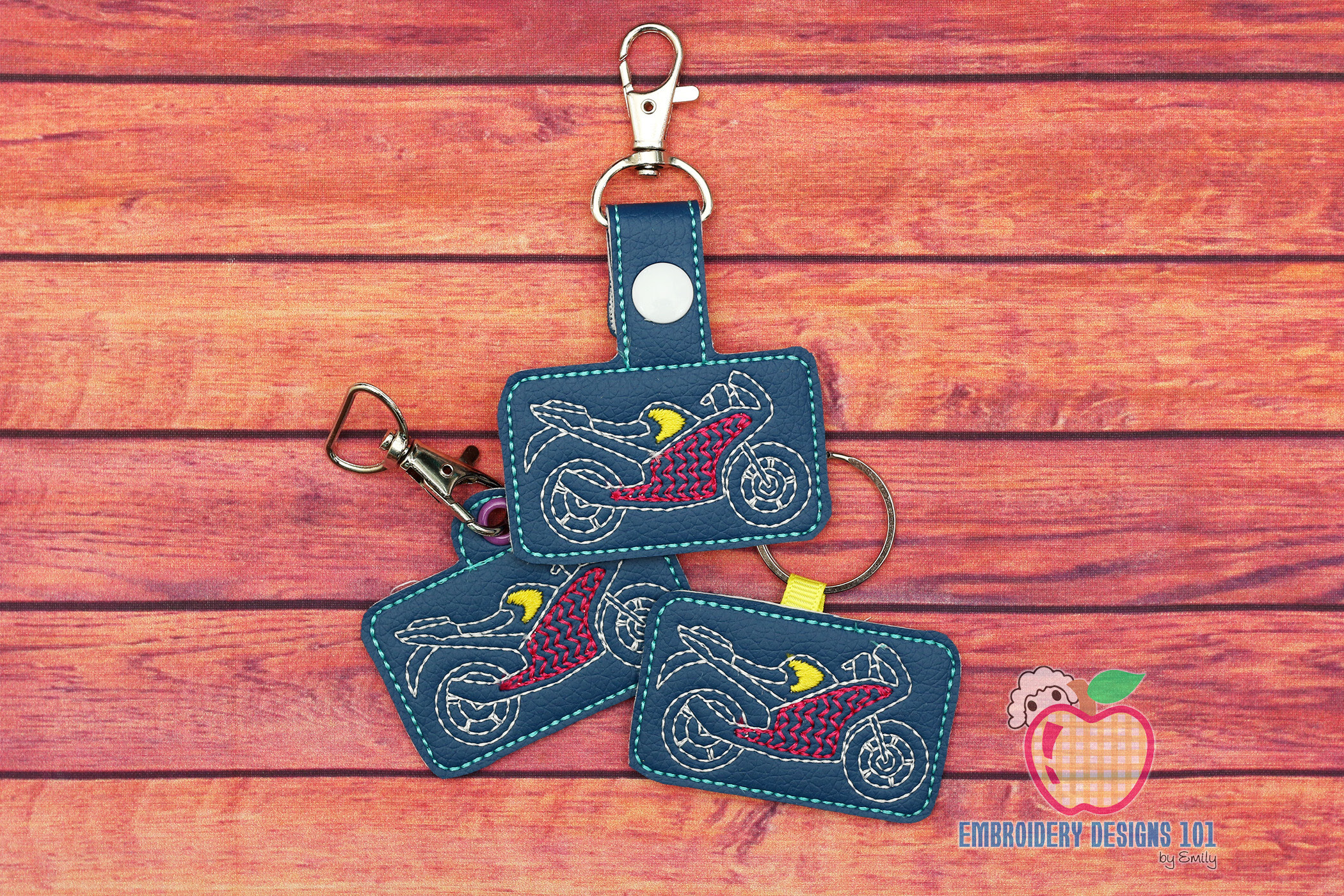 Sports Bike ITH Snaptab Keyfob