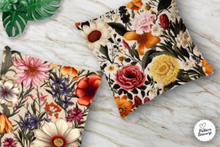 Western Wildflowers Digital Papers Graphic by Pattern Universe ...