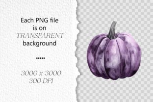 19 Watercolor Pumpkins Clipart PNG Files Graphic by CrossWithMe ...
