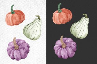 19 Watercolor Pumpkins Clipart PNG Files Graphic by CrossWithMe ...