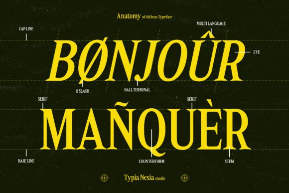 Altheas Font - Preview 4
