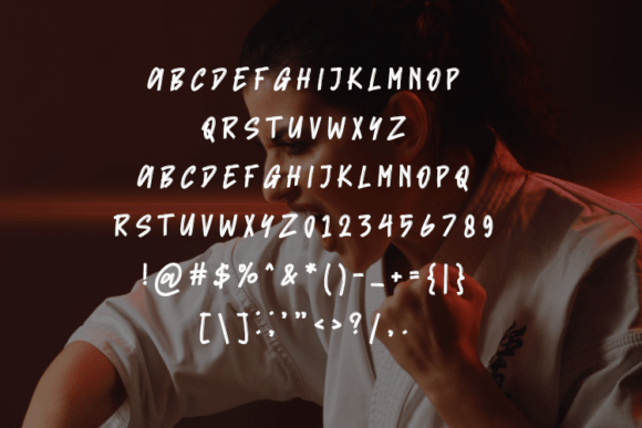 Bentrok Font - Preview 1