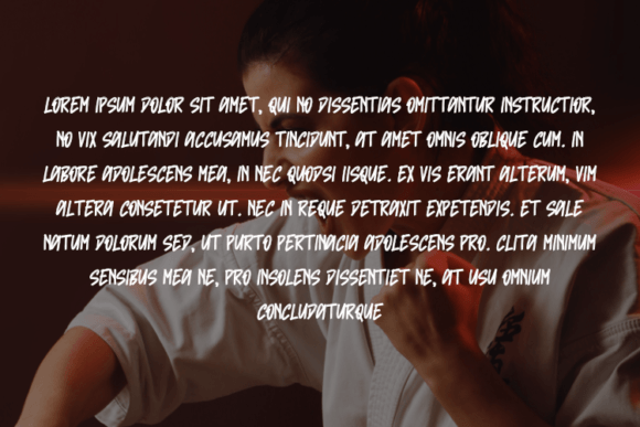 Bentrok Font - Preview 3