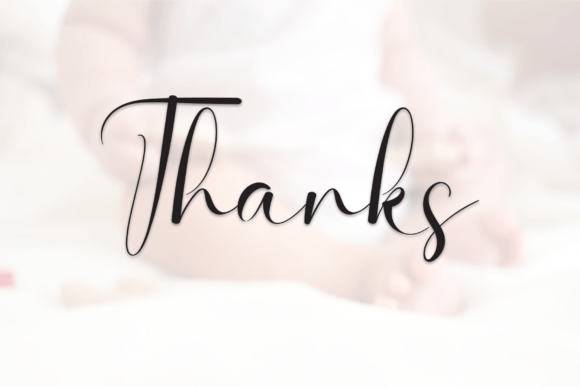 Baby Script Font - Preview 6