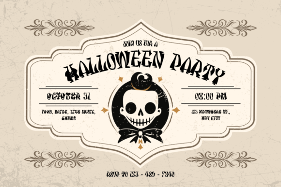 Bat Halloween Font PNG with transparent background - Preview 3