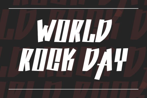 Bobee Rock Font - Preview 4