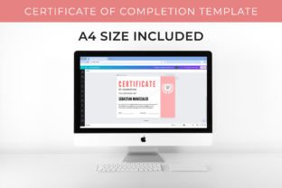 Certificate Completion Canva Template Graphic by SnapyBiz · Creative ...