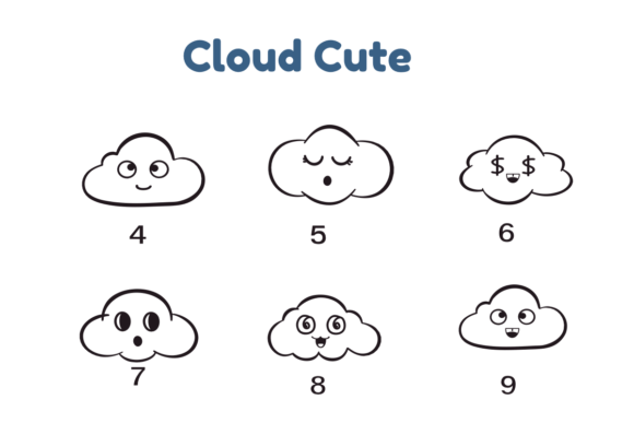 Cloud Cute Font - Preview 6