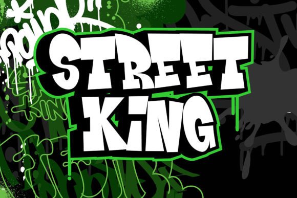 Green Toxic Font - Preview 1
