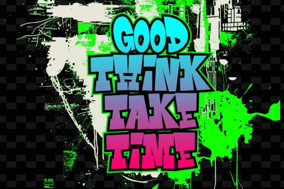 Green Toxic Font - Preview 4