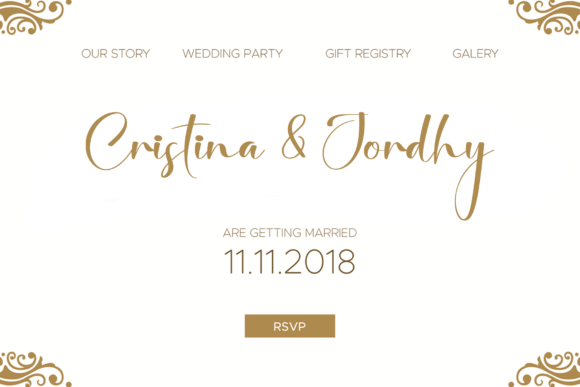 Inara Boutique Font Font PNG with transparent background - Preview 1