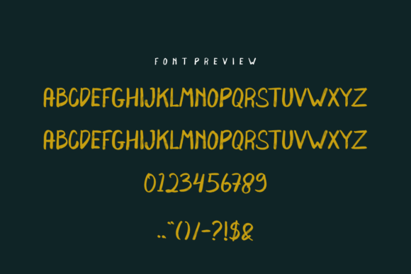 Jogangin Font PNG with transparent background - Preview 3