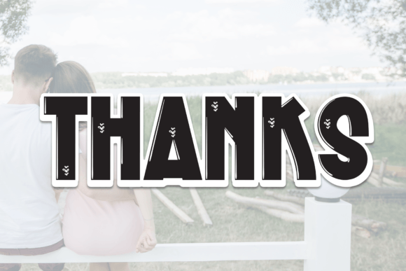 Love Park Font PNG with transparent background - Preview 6