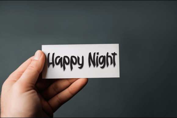 Night Notes Font PNG with transparent background - Preview 4