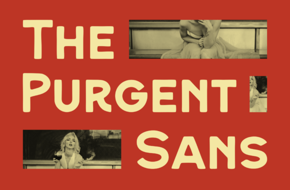 Purgent Font PNG with transparent background - Preview 1