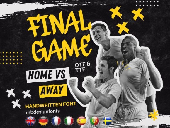 Rhb Final Game Font PNG with transparent background - Preview 5