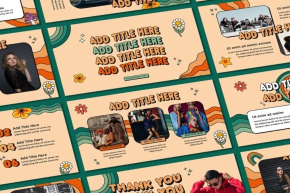 Retro Style Powerpoint Template