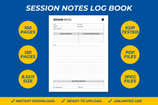 Session Notes KDP Interior Template Graphic by R7designStore · Creative ...