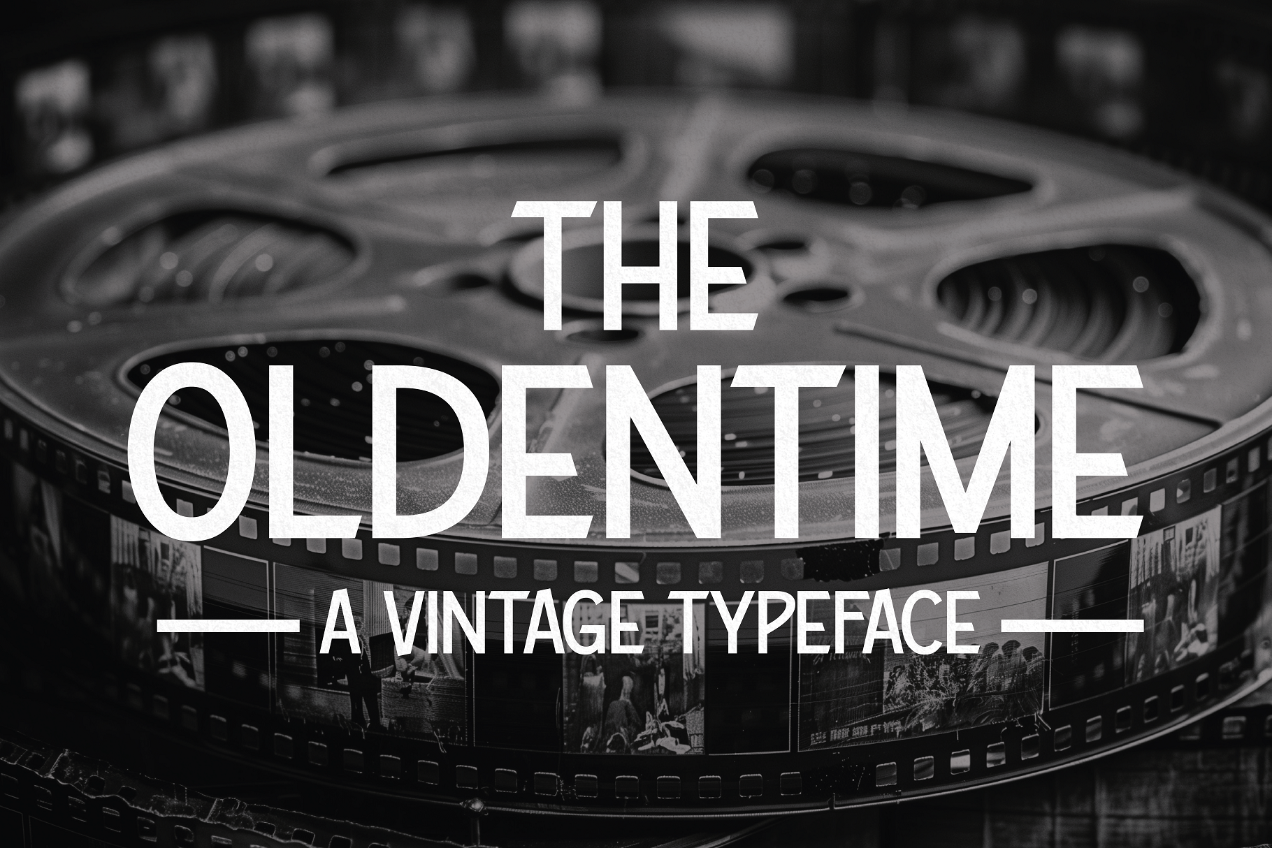 The Oldentime preview — 1920s Hollywood movie title inspired display font