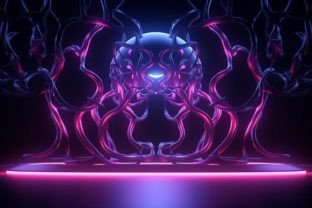 Vibrant Design Digital Graphic by Ranya Art Studio · Creative Fabrica