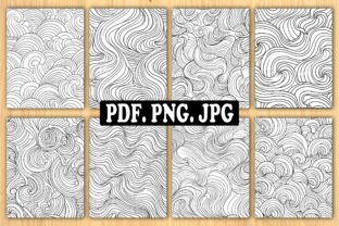 Wavy Pattern For Coloring In 250 Wavy Waves Pattern Coloring Pages Graphic by PLAY ZONE · Creative ...