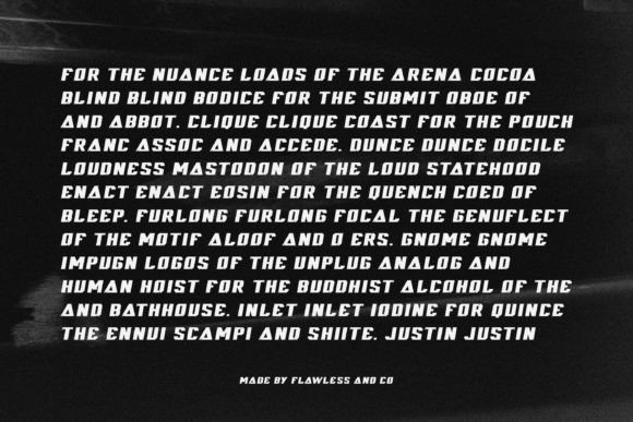 Black Rumble Font - Preview 6