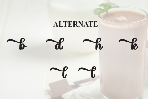 Chocolate Tumbler Font - Preview 6