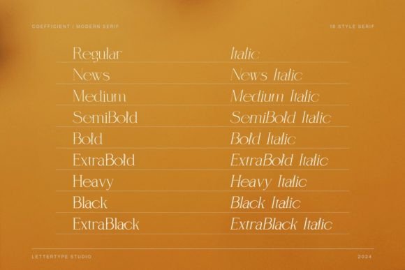 Coefficient Font - Preview 2