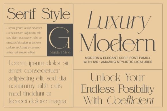 Coefficient Font - Preview 4