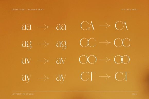 Coefficient Font - Preview 6