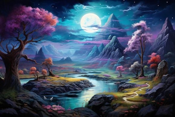 Creative surrealistic artwork