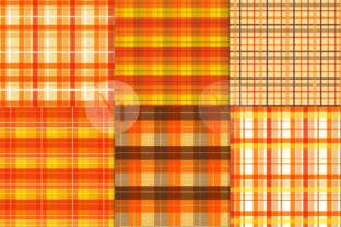 Fall & Autumn Plaid Digital Paper Graphic by Nam Tiwa · Creative Fabrica