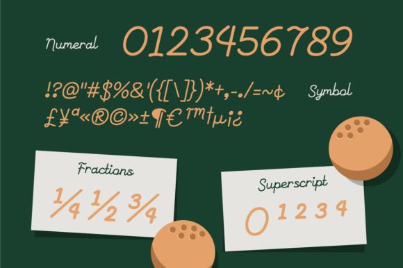 Galleco Font PNG with transparent background - Preview 4