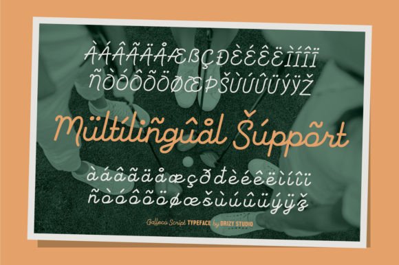 Galleco Font PNG with transparent background - Preview 5