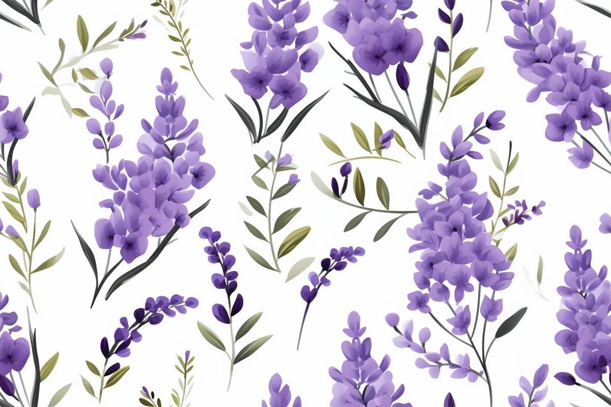 Garden Design Allover Pattern Graphic by Ranya Art Studio · Creative ...