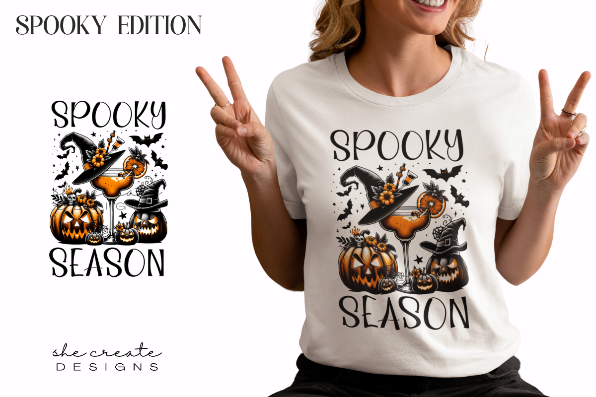 Halloween Spooky Season Design PNG Graphic by melina wester · Creative ...