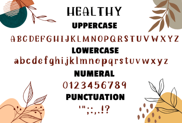 Healthy Font - Preview 6