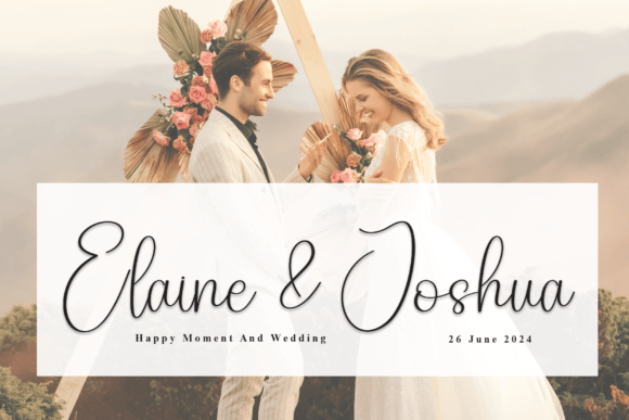 Hey Boho Font PNG with transparent background - Preview 1