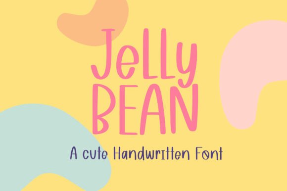 Jelly Bean Font Script & Handwritten Font By MTK Studio