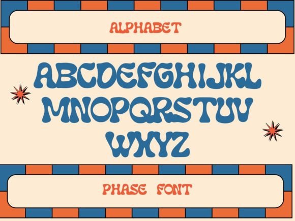 Phase Font PNG with transparent background - Preview 3