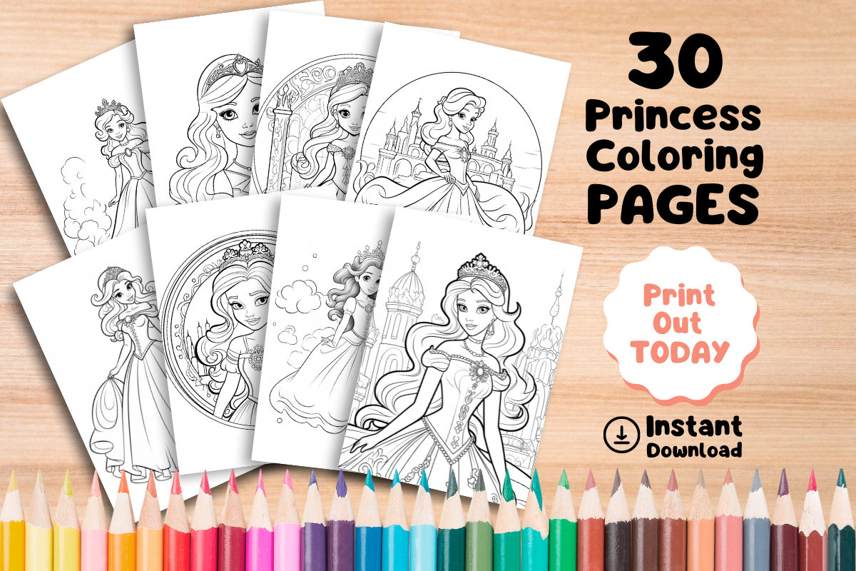 Princess Coloring Pages