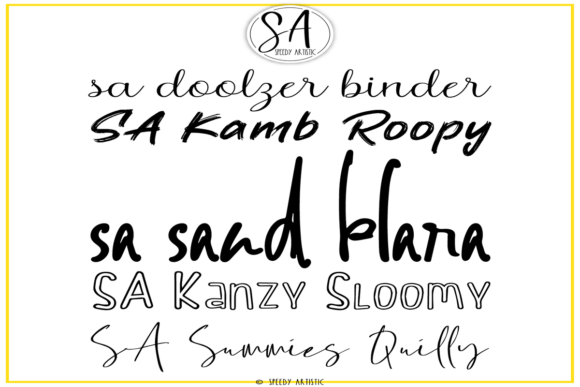 Script and Handwritten Bundle 11 Font PNG with transparent background - Preview 2