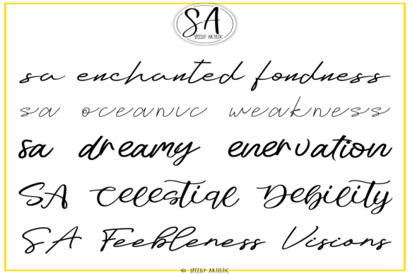 Script and Handwritten Bundle 6 Font font preview - 2