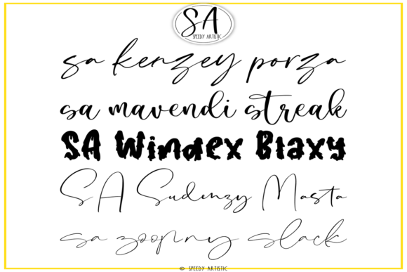 Script and Handwritten Bundle 10 Font PNG with transparent background - Preview 2