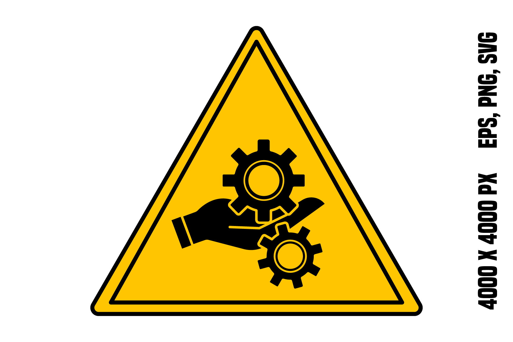 Entanglement Graphics Yellow Sign Entanglement Hazard Graphic by YuliDor · Creative Fabrica