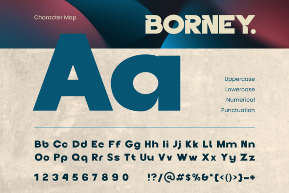 Borney Font - Preview 2