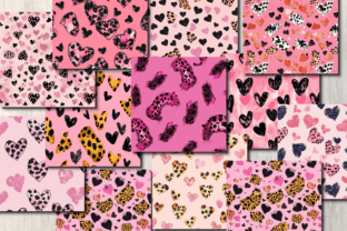 Digital Paper Animal Print Safari Pink Graphic by craftsmaker ...