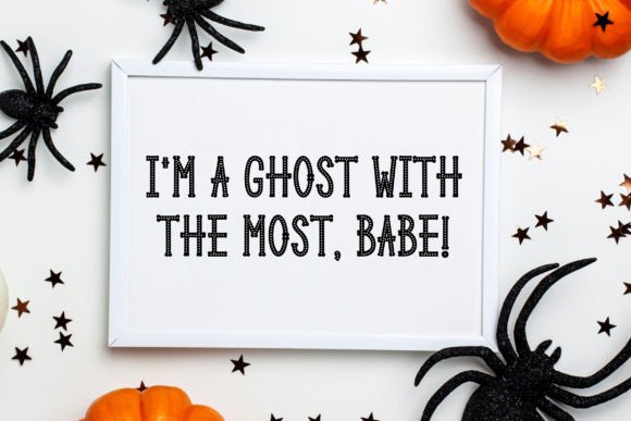 Dotted Bone Font - Preview 4