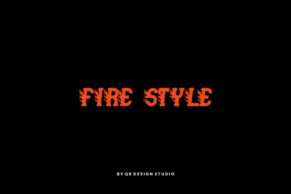 Gofired Burning Font - Preview 2