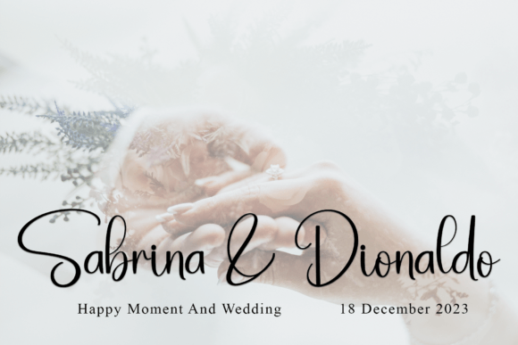 Handwriting Samantha Font font preview - 1